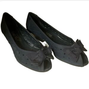 Nando Muzi Navy Blue Low Heel Summer Shoe